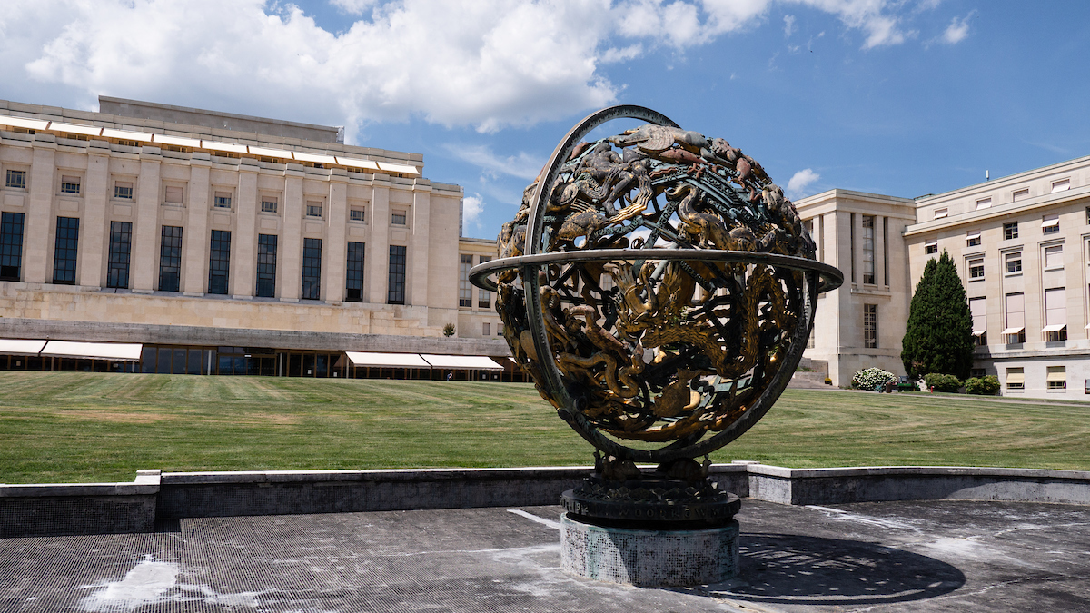 United Nations - Palace of Nations, Geneva, Switzerland