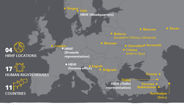 map - Human Rights House Foundation