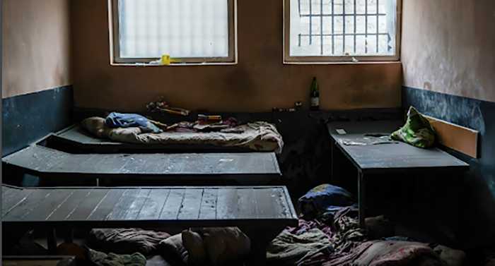 Photo by Yevhen Vasylyev for ZMINA report “85% of men will pass through this detention centre”: analysis of the testimonies of those detained in the district police department during the occupation of Kupiansk”, published in January 2024.