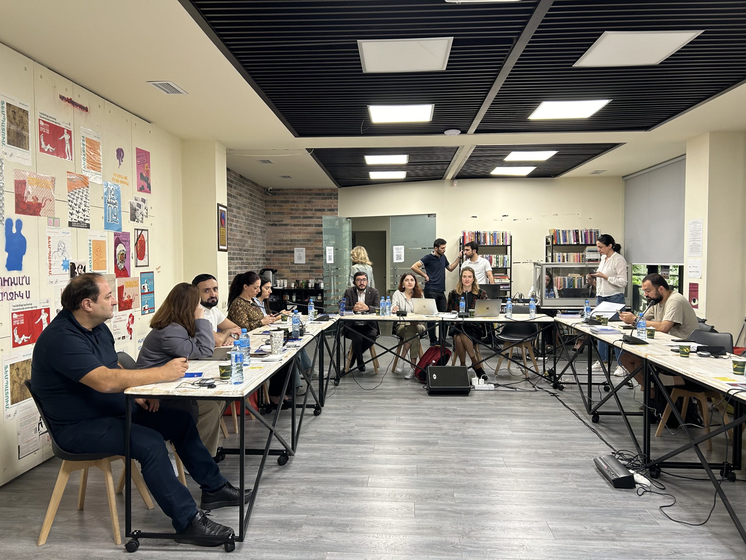 Participants during the workshop “Combating SLAPPs in Armenia: Empowering Civil Society”. Yerevan, September 2024.