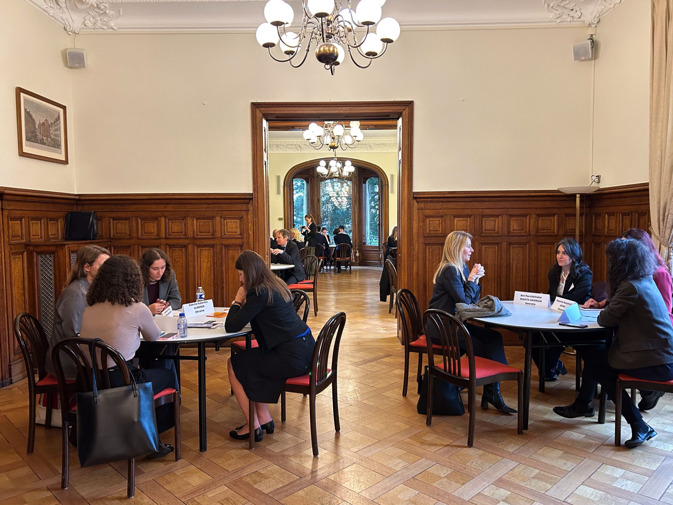 The advocacy event with Committee of Ministers representatives, hosted by the Permanent Representation of the European Union. Meet: Anna Pogwizd, Deputy Head of Delegation, EU Delegation to the Council of Europe