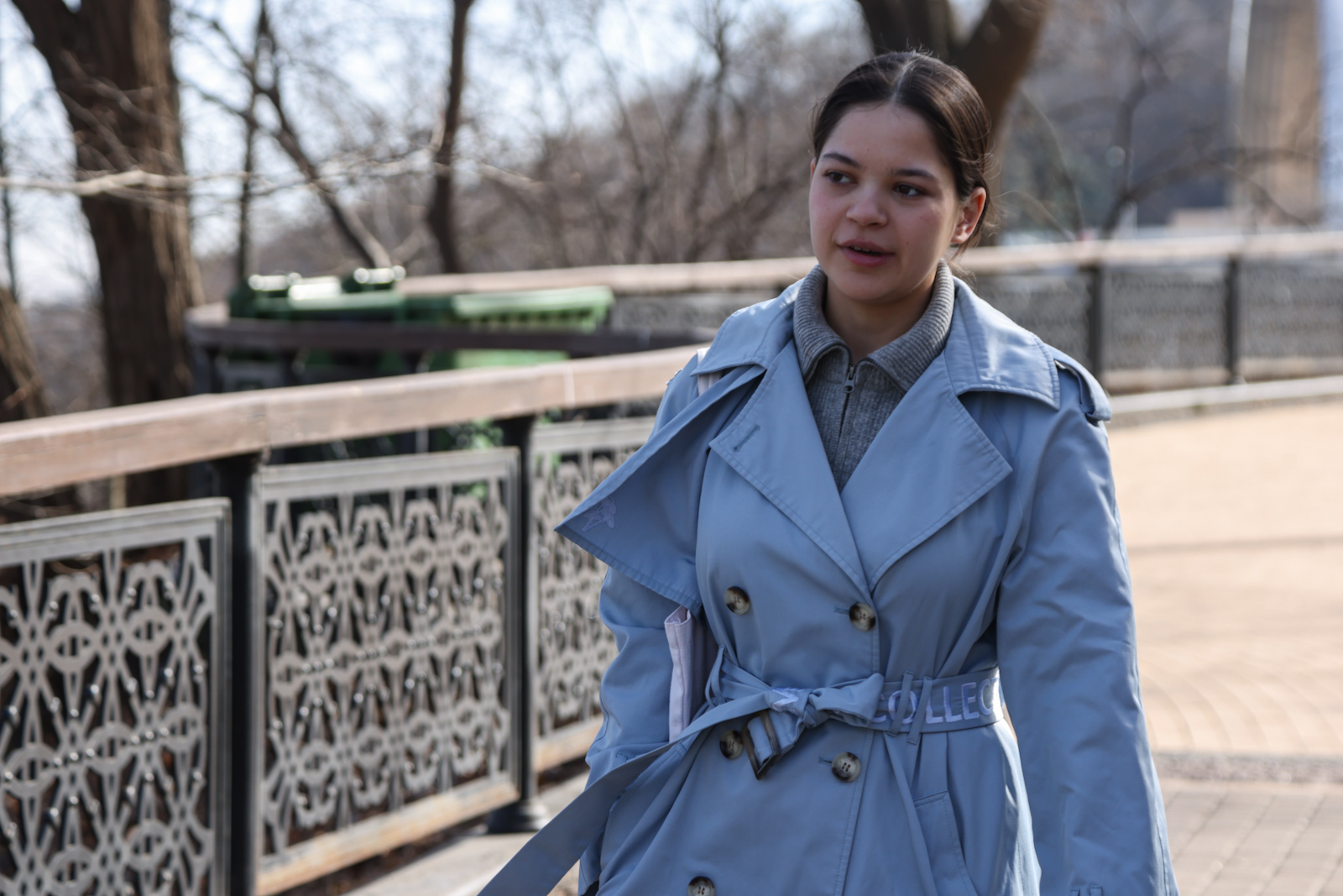 Leniie Umerova pictured in Kyiv in March 2025, six months after the release from Russian captivity via POW exchange. Photo courtesy of Stas Yurchecko, Graty.